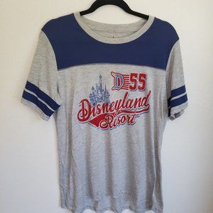 Disney Gray and Blue Short Sleeve Tee